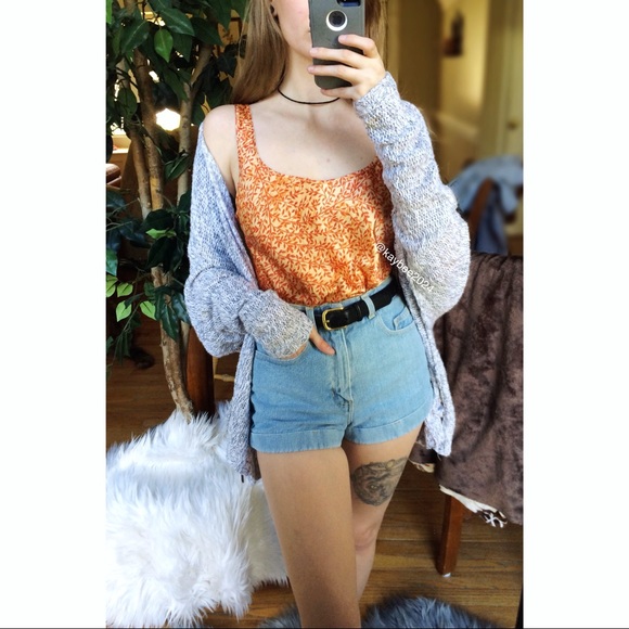 Vintage Tops - 🌿 Vtg 90’s Victoria’s Secret Spring Silk Camisole